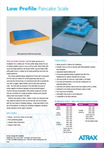 Atrax Platform Scale – Low Profile Pancake Scale PDF | Thumbnail Atrax Platform Scale - Low Profile Pancake Scale PDF | Thumbnail