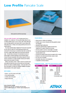 Atrax Platform Scale - Low Profile Pancake Scale PDF | Thumbnail