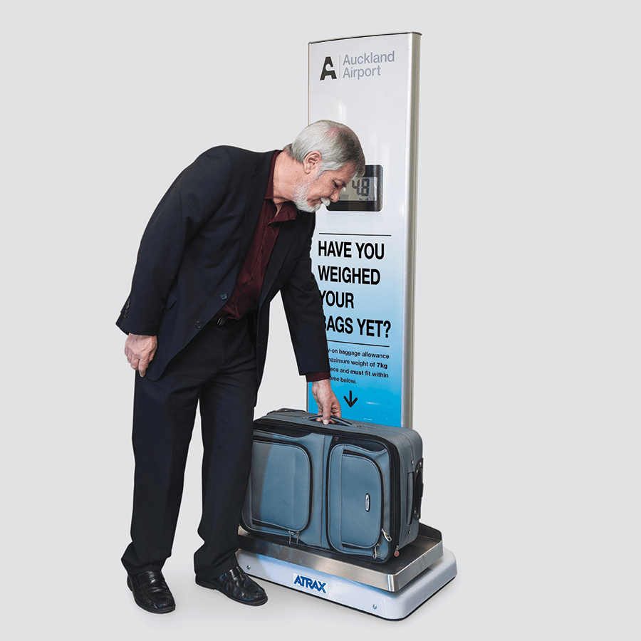 Atrax Self-Check Scales (Battery Powered) | Airport Baggage Scales | 900sq Atrax Self-Check Scales (Battery Powered) | Airport Baggage Scales | 900sq