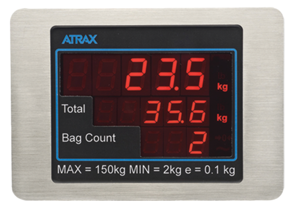Atrax Scale Display: Passenger Panel | Airport Baggage Scales Atrax Scale Display: Passenger Panel | Airport Baggage Scales
