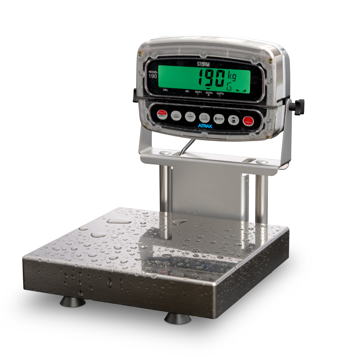 Atrax Washdown Bench Scale | Left Profile