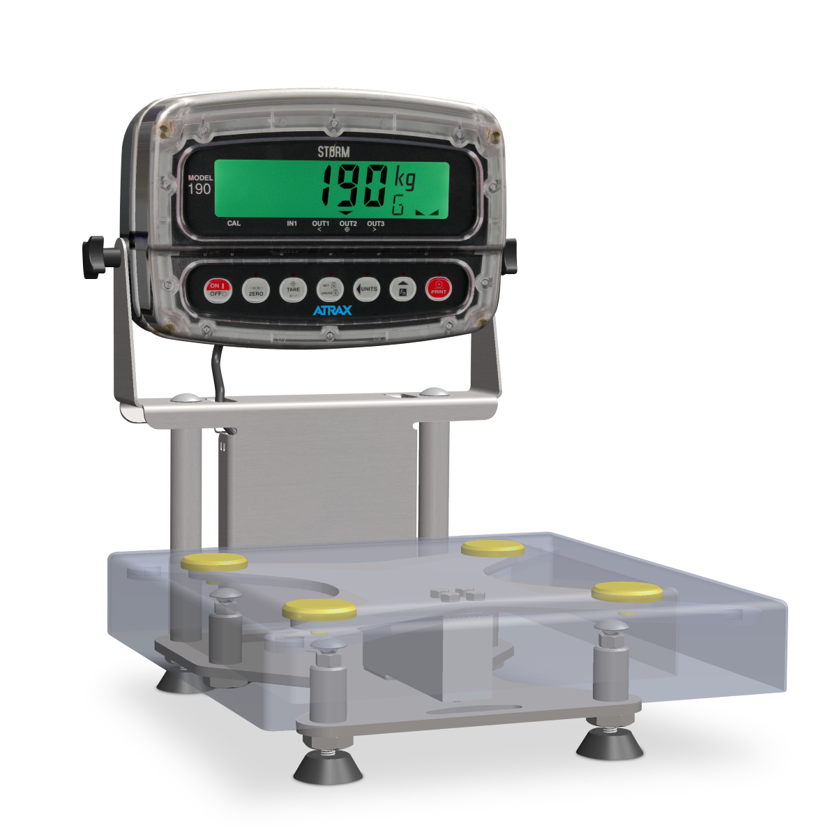 Atrax Washdown Bench Scale | Right Profile
